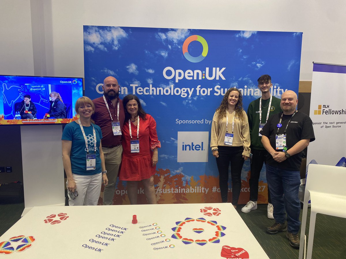 Thanks to @Intel for their sponsorship of #openuk’s 2022 #Sustainability work including the Open Technology for Sustainability Day on 16 November at Dynamic Earth in Edinburgh openuk.uk/sustainability/ Drop by our stand at #OSSummit tomorrow to hear more