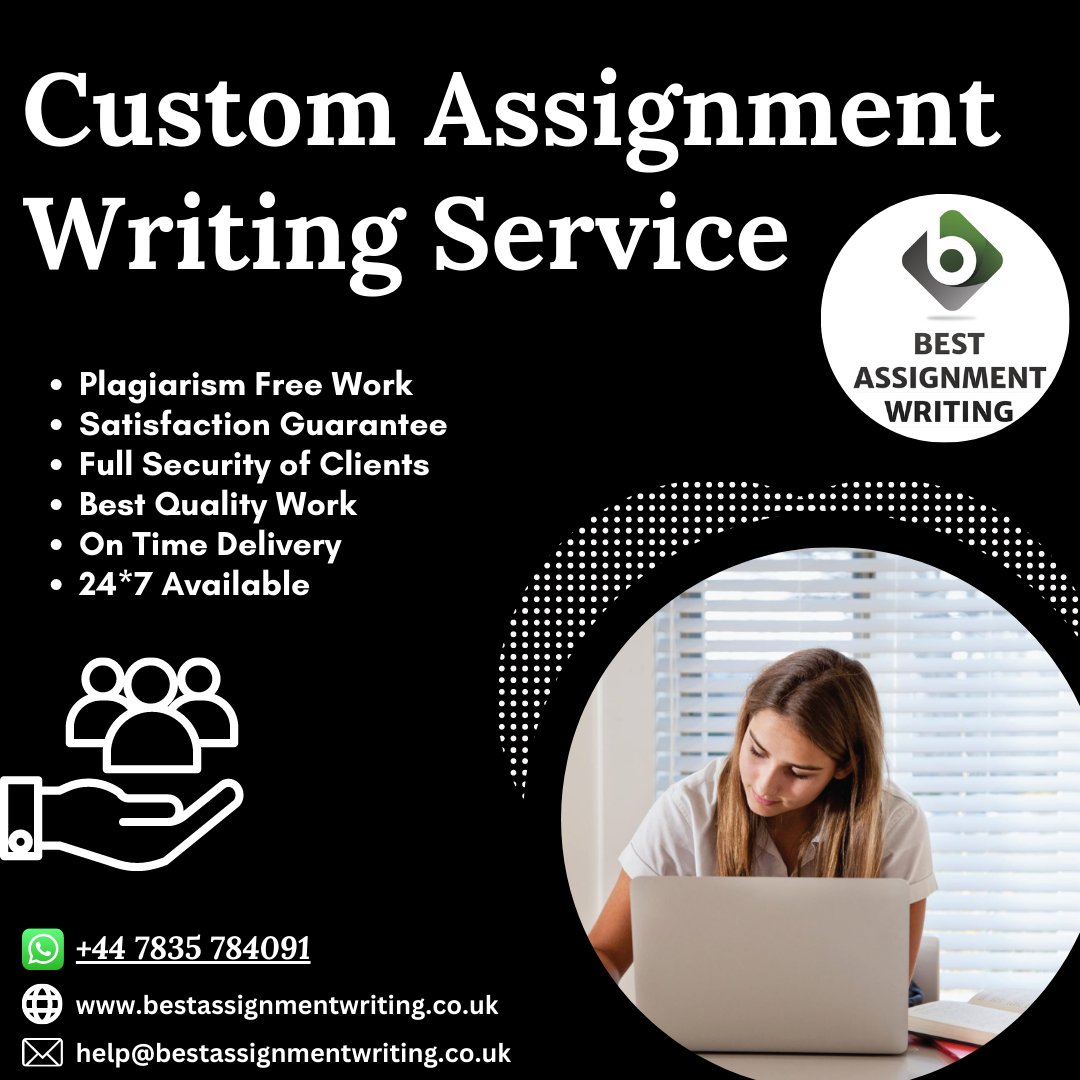 B_A_Writing's tweet image. Be confident! Because you choose our Custom Assignment Writing Services.
Order tour task Now
#custom #customhelp #customassignmenthelp #customwriting #customwritingservice #onlinecustomassignmenthelp #bestcustomwriting #assignmenthelp #assignments #bestassignmentwriting