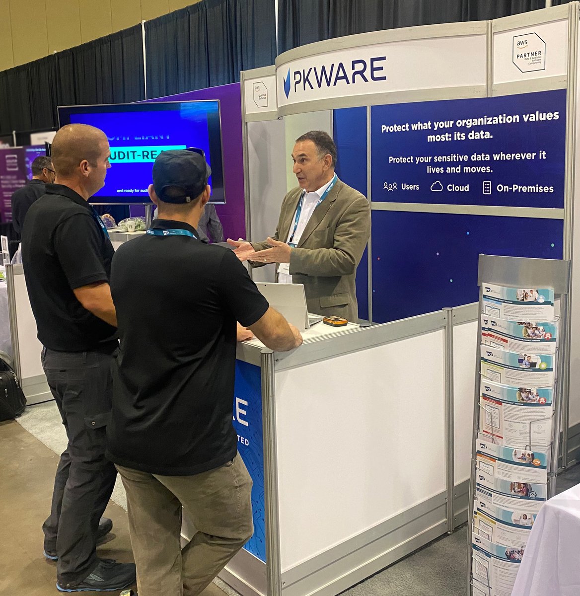 PKWARE's tweet image. If you&apos;re at @PCISSC #PCINACM2022 don&apos;t forget to visit our booth #47 in the vendor showcase and talk about data security and data privacy with PKWARE experts.

#pcidss #pcicompliance #data #compliance #infosec #cybersecurity #datasecurity #PCICM