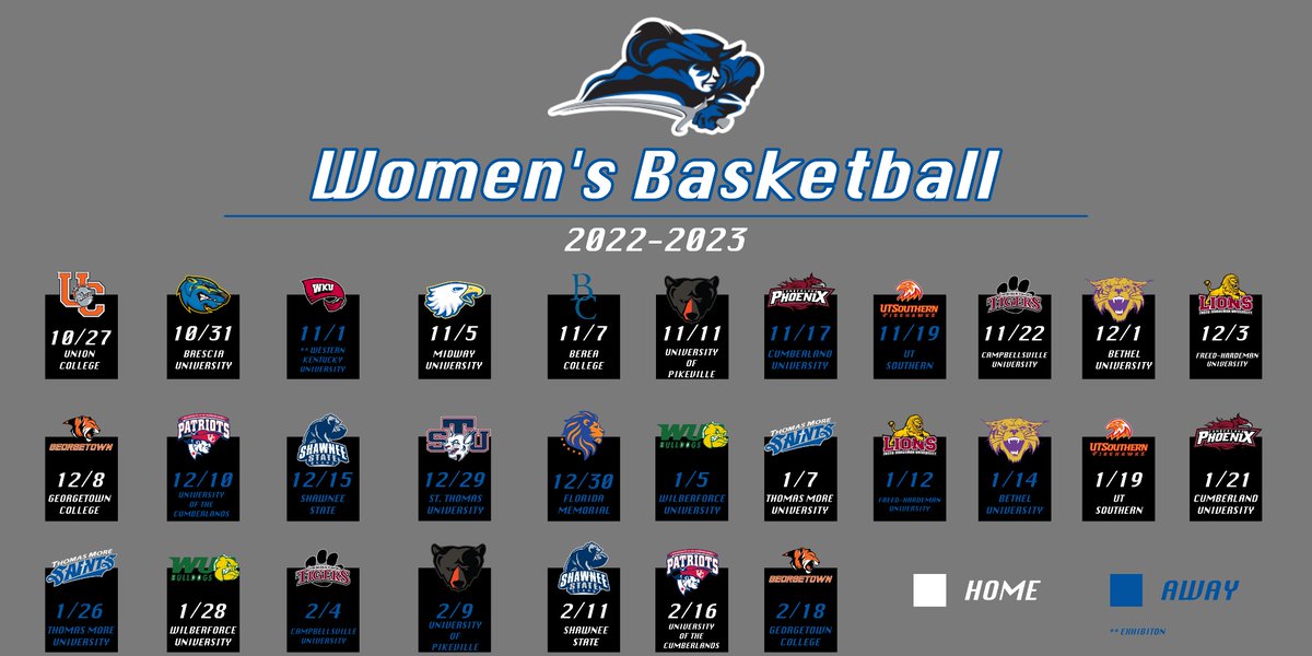 We can’t wait for our season to get started! Find a game near you to catch us in action! 💙🏀⚔️