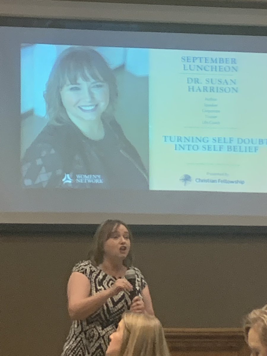 “Have the confidence to let someone else take the credit.” Thanks <a href="/drsusanharrison/">Dr. Susan Harrison</a> for your insights at the <a href="/WomensNetworkMO/">Women's Network (CoMo)</a> Professional Development Luncheon. #riseandlift