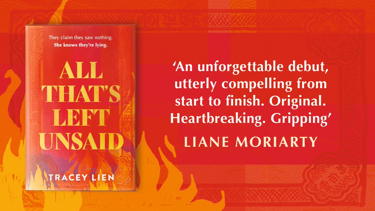 Already a bestseller in Australia, #AllThatsLeftUnsaid is out in the UK today in all the formats your heart desires. The author is Tracey Lien - she's too smart to be on twitter but go check out her generous heart on Instagram. And read this book. It's completely AWEsome.