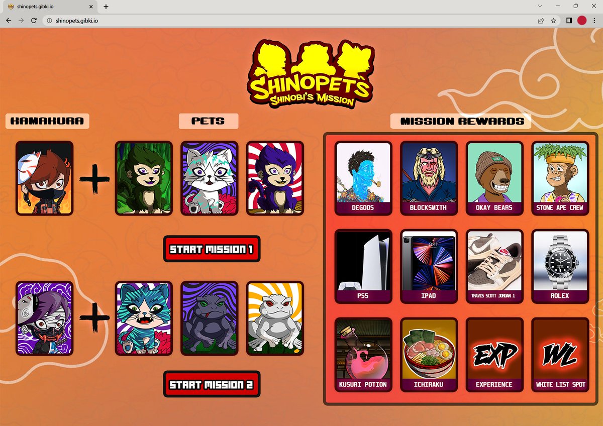 Kamakura 鎌倉 {915} | SHINOPETS MINT tweet media