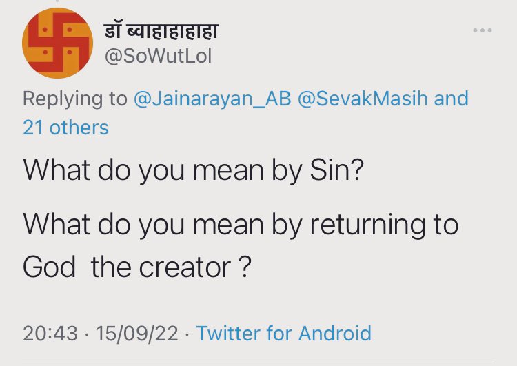 Indian on Twitter "RT SevakMasih Followers of 5000 year old Sanatan