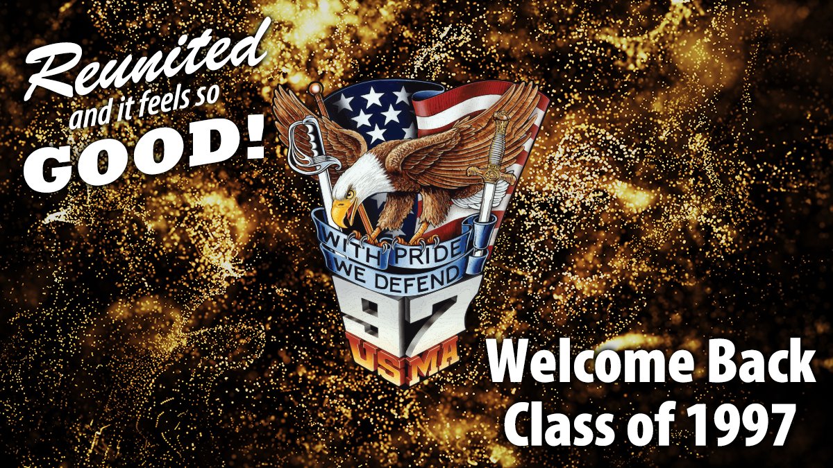 WPAOG's tweet photo. WPAOG welcomes the Class of 1997 back to their Rockbound Highland Home to celebrate their 25th reunion! #WithPrideWeDefend #LongGrayLine https://t.co/fimDoTtrzc
