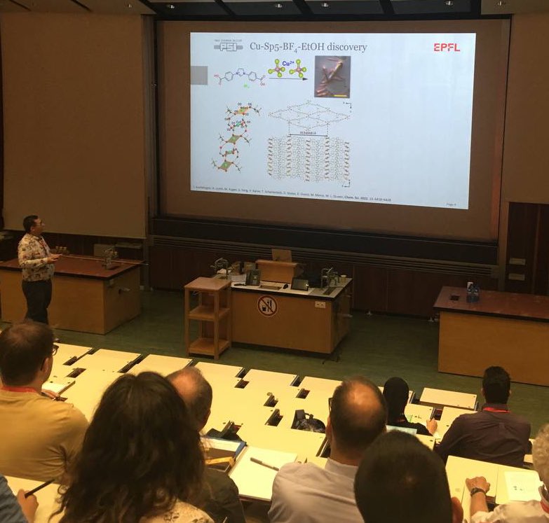 Ilia Kochetygov (@ikochetygov) on Twitter photo Very honored and humbled to present my #PhD #thesis work done at <a href="/EPFL_en/">EPFL</a> <a href="/lfim_epfl/">LFIM - Wendy L. Queen</a> on the <a href="/Swisscrystallog/">Swiss-crystallography</a> annual meeting. Thanks a lot to the board of the SSCr for this opportunity!
#epfl #psi #crystallography #talk #mof #crystals #synthesis #xrd #diffraction #happy #grateful Very honored and humbled to present my #PhD #thesis work done at <a href="/EPFL_en/">EPFL</a> <a href="/lfim_epfl/">LFIM - Wendy L. Queen</a> on the <a href="/Swisscrystallog/">Swiss-crystallography</a> annual meeting. Thanks a lot to the board of the SSCr for this opportunity!
#epfl #psi #crystallography #talk #mof #crystals #synthesis #xrd #diffraction #happy #grateful