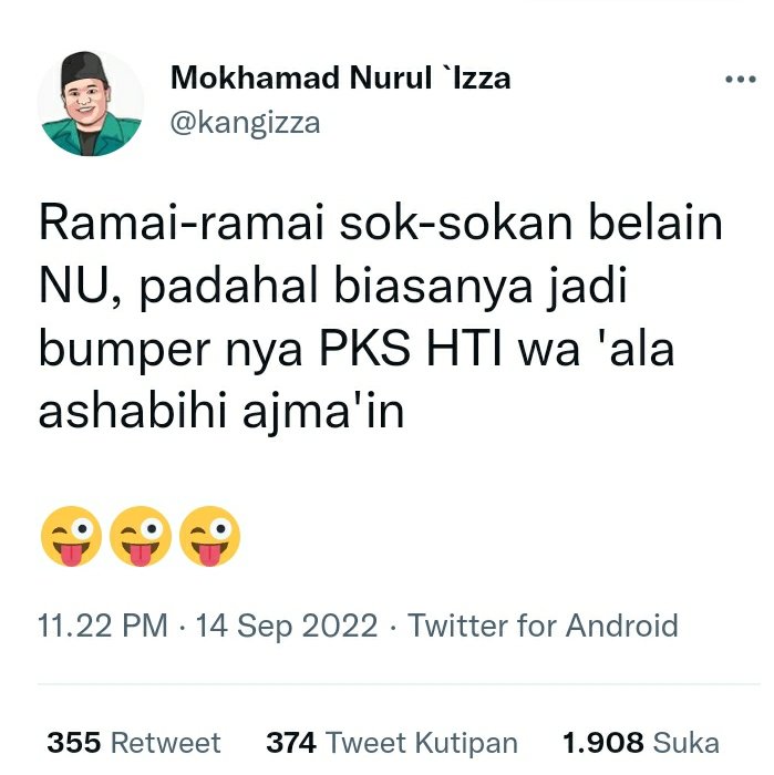 aleeyscat's tweet photo. @Muhammad_Saewad @ImazzFat Ntar gw dikira bumper https://t.co/qpF8bP4UKj