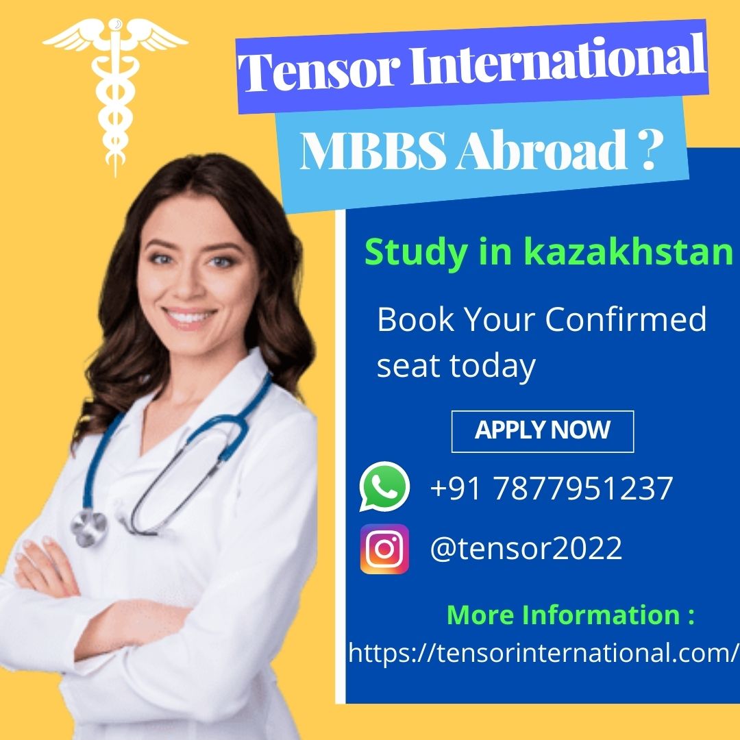 TensorInternat1's tweet image. Fulfill your Dream of Study Abroad at a fully Affordable fee. Do MBBS From Russia or Kazakhstan or Europe, NEET Qualified Needed only. Contact today to secure your confirmed admission. 
WhatsApp on +917877951237 to reserve your confirmed Seat. 
Go to tensorinternational.com