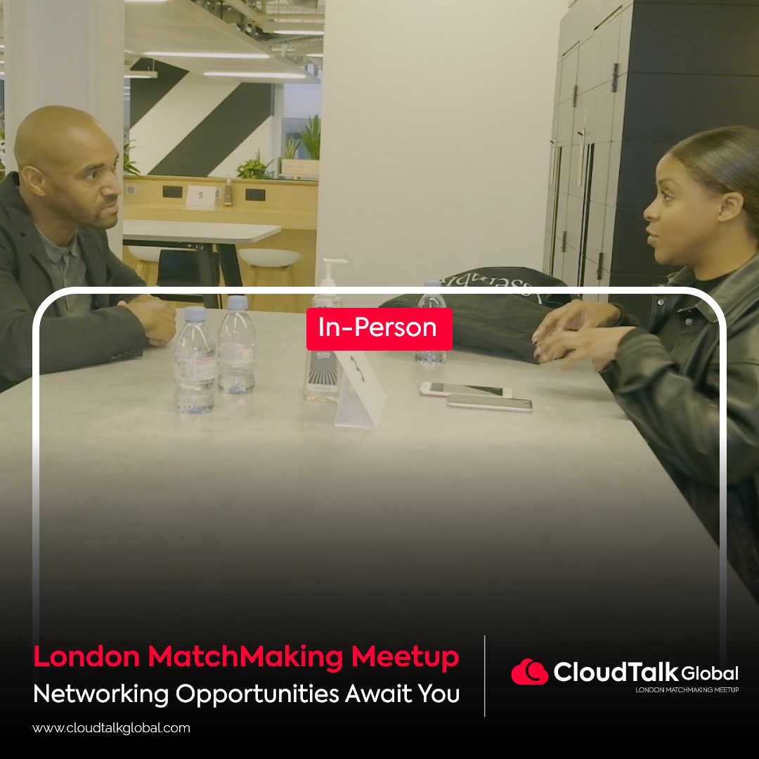 cloudtalkglb's tweet image. CloudTalk London Matchmaking Meetup Has Just Started with 1:1 Networking Session. 
Expand your network and meet new industry professionals at CloudTalk London Matchmaking Meetup

Find the Event Venue on the Map: g.page/huckletreeshor…