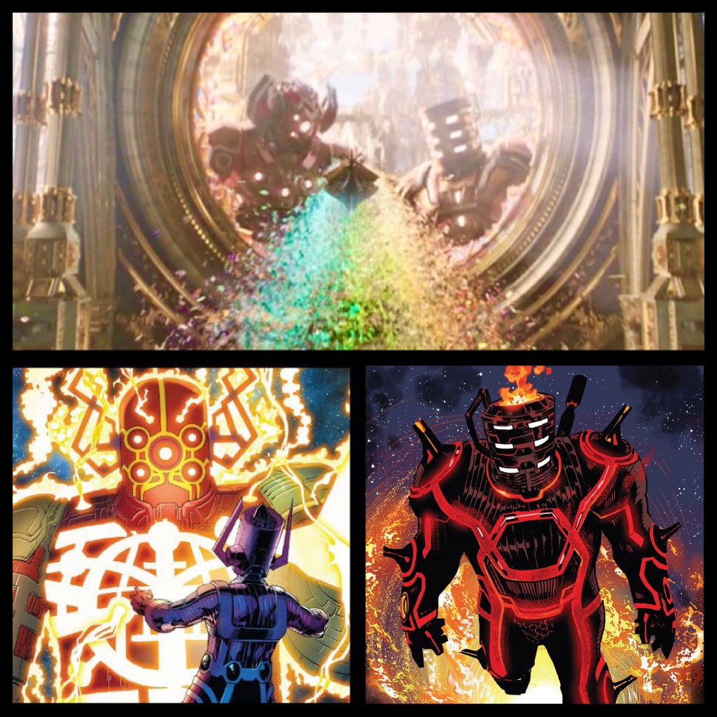 More visual fluff or will they expand on the appearance of these #Celestials?
✨
#FantasticFour #603 (Vol. 1, 2012)
W-#JonathanHickman,A-#BarryKitson,C-#PaulMounts,L-#ClaytonCowles 
✨
#UncannyAvengers #7 (Vol. 1, 2013)
W-#RickRemender,A-#DanielAcuña,L-#ChrisEliopoulos
