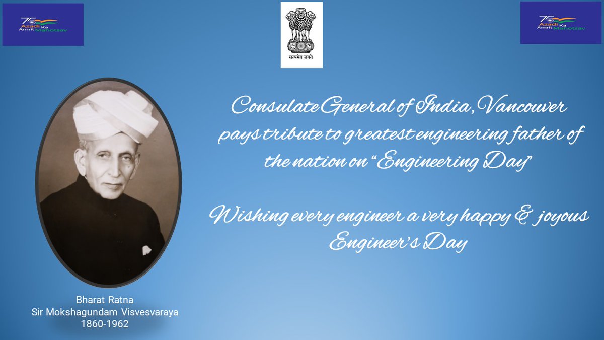 Happy Engineer's Day to all the engineers across the globe. We salute your great ideas and innovations that have truly changed our lives.