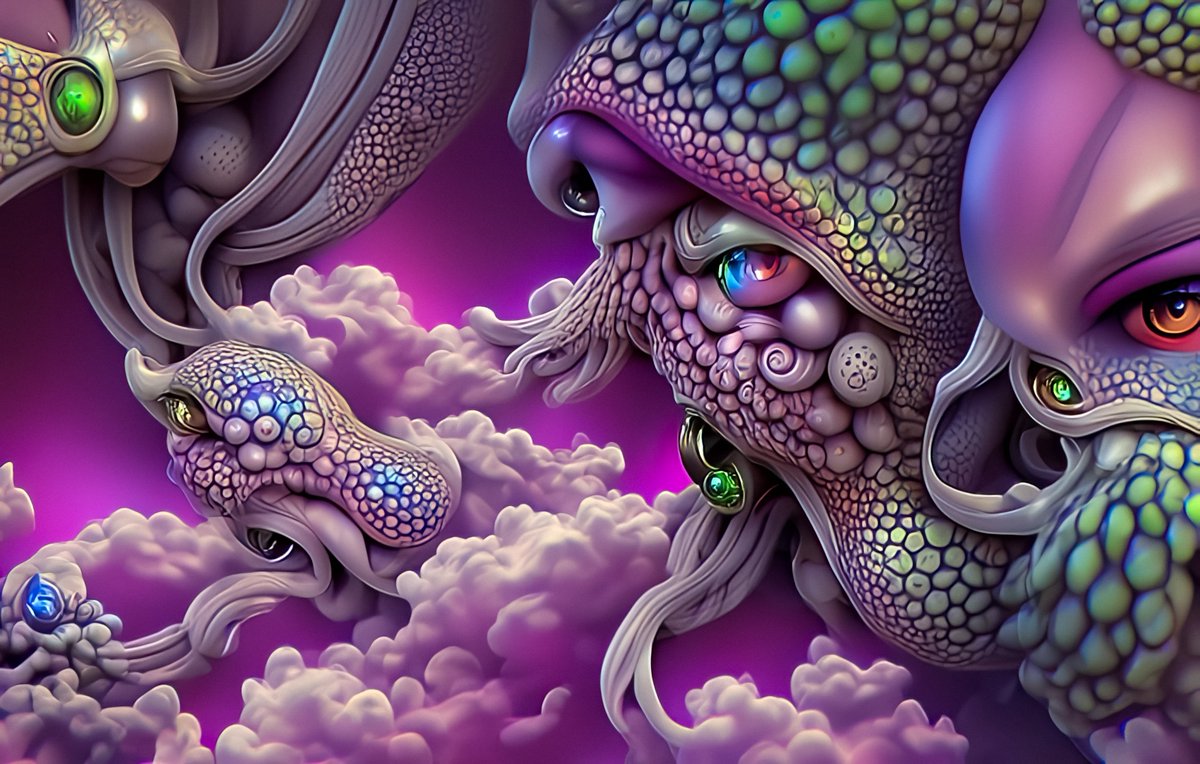 Markola4242's tweet photo. These are from a weird sci-fi trip titled 'Moonfall'
🍄🌾🖖
#CNFT #CNFTProject #NFTProjects #NFT #AI #AIArtwork #discodiffusion #SimpleComplexity #AIanimation https://t.co/oYDB9jbAXH