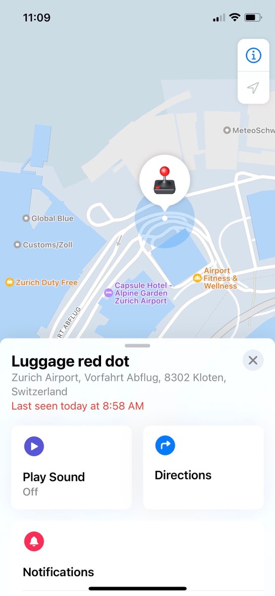 mgrisdale's tweet photo. @FlySWISS #fail I know where my luggage is, even if you don't. #lostluggage #luggage #Zurichairport https://t.co/DZ1W1ct0J7