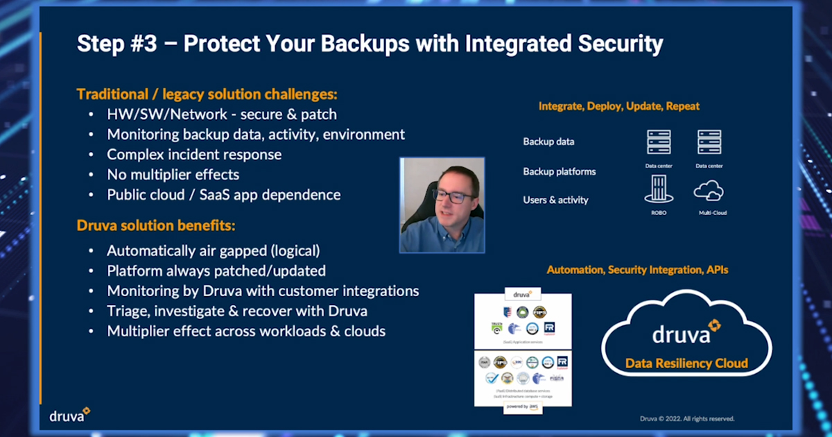 TruthinIT's tweet image. You can't run #MaliciousCode inside of our #cloud, even if it's inside of a #backup because there's nothing to run it on. It's all complete #ObjectStorage. @druvainc truthin.it/morewithless