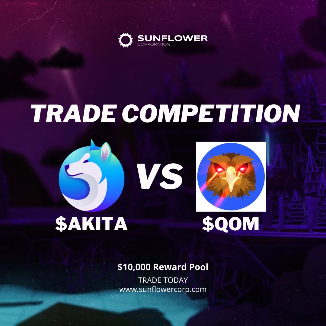 Competition starts in 30 minutes!  $10,000 in rewards!!!!!!!!!!!!!!

Follow <a href="/AKITA_network/">Akita</a> 
#freecrypto #cryptocompetition #cryptogiveaway
#akita #cheems #shib #dogelon #akita #milo #babydogecoin #kishu #bezoge #chihuahua #yooshi #dogeshiba #qom #shibapredator