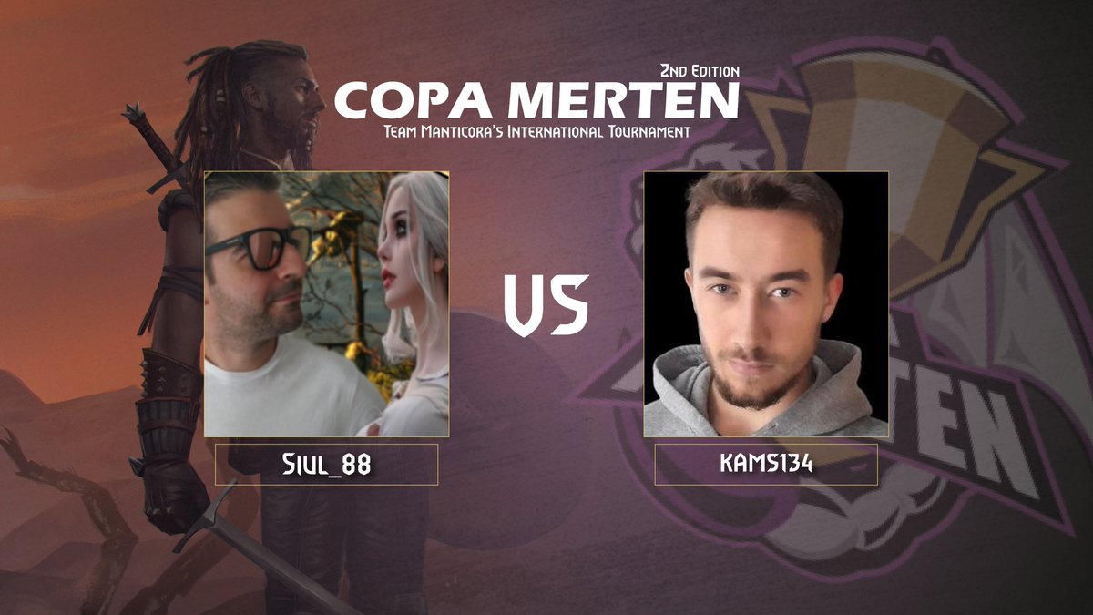 First match of the Copa Merten's Gold Cup! Our teammate Siul will face <a href="/kams1341/">kams134</a> from <a href="/LeviathanTlg/">(TLG)TEAM LEVIATHAN GAMING</a>! Today at 22:00 CEST on Nefter's channel: twitch.tv/nefter11