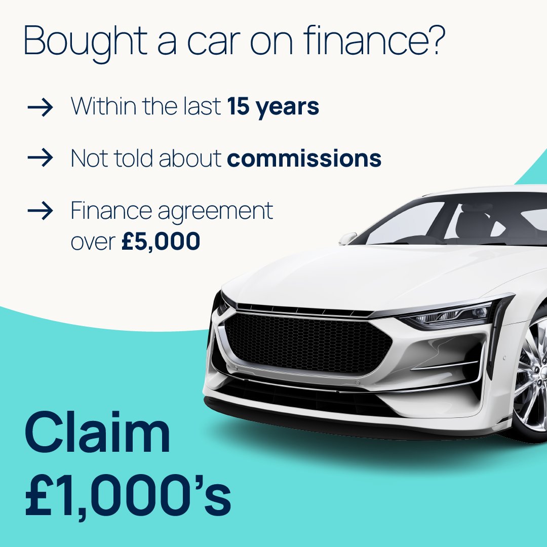 CarFinClaims's tweet photo. Contact us today for a free no obligation check to see how much you could be owed. 
https://t.co/y7vdtg03JQ https://t.co/6oksh81xSU