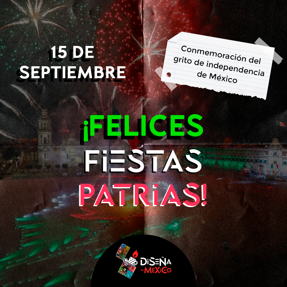 DiseniaTuMexico's tweet photo. 💥VIVA MÉXICO💥
.
Festejamos 🥳 un día lleno de historia y tradición,🤩 en el que conmemoramos a los héroes que lucharon por nuestra independencia.🙌
.
✨Hoy más que nunca, qué orgullo ser mexicano.✨
.
.
.
#DiseñatuMexico #Concurso #Diseño #Premios #Tabasa #Zippo #Noblehouse https://t.co/BA2HDUFBr5