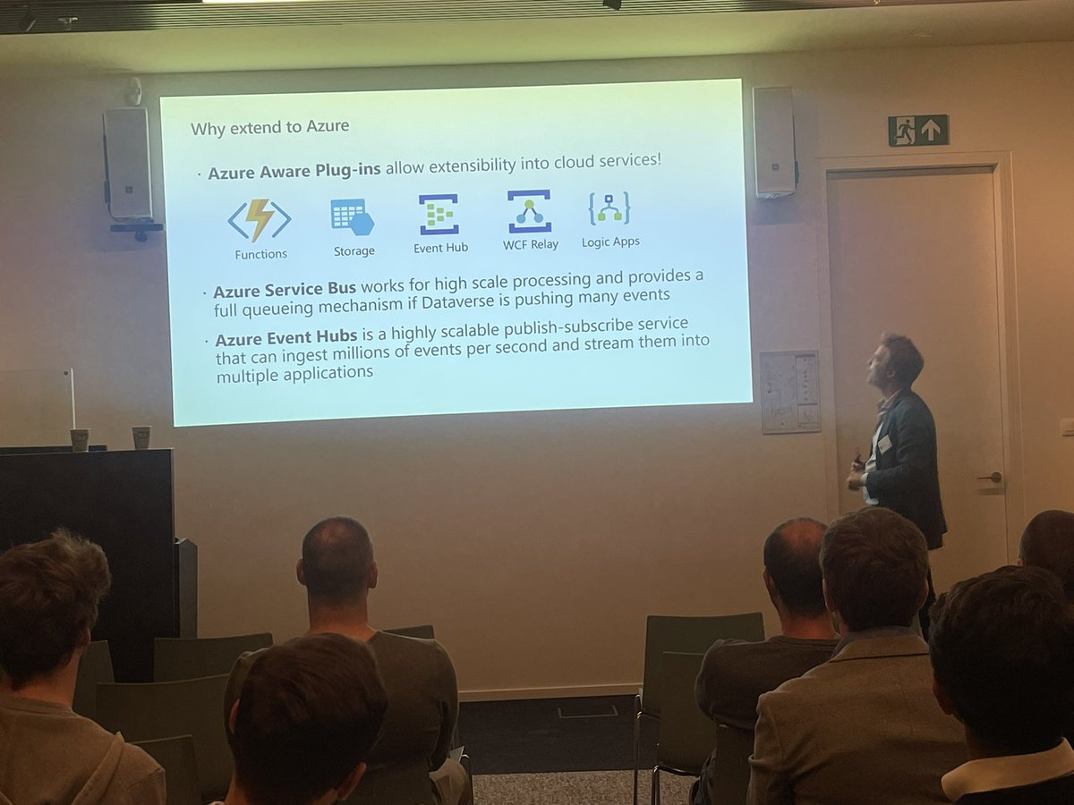 andrewdwelch's tweet photo. My co-presenter @Yvesk for @PowerAddictsBE presenting on #Dataverse extensibility. I absolutely love the attention that #PowerPlatform + #Azure scenarios are getting these days.
#Microsoft #Cloud #CloudApplicationPlatform https://t.co/2ygNNcFjNn