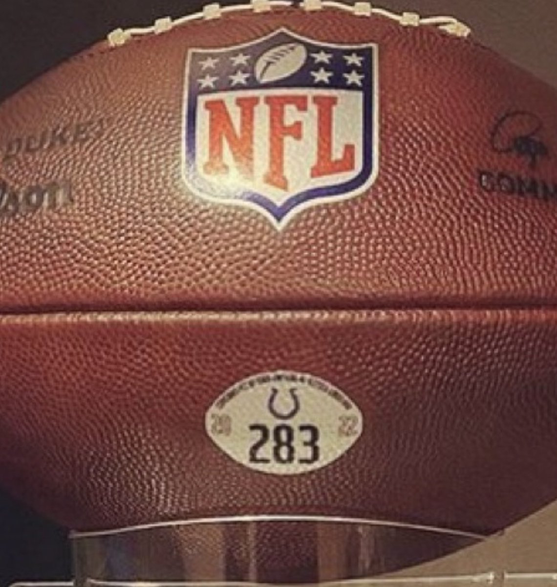 NFLMemes's tweet photo. In Week 1, Matt Ryan became the eighth QB in NFL history to reach 60,000 career passing yards. The ball he passed to reach milestone is No. 283.  

28-3. 

Matt Ryan will never escape that number. https://t.co/uyztEasBaR