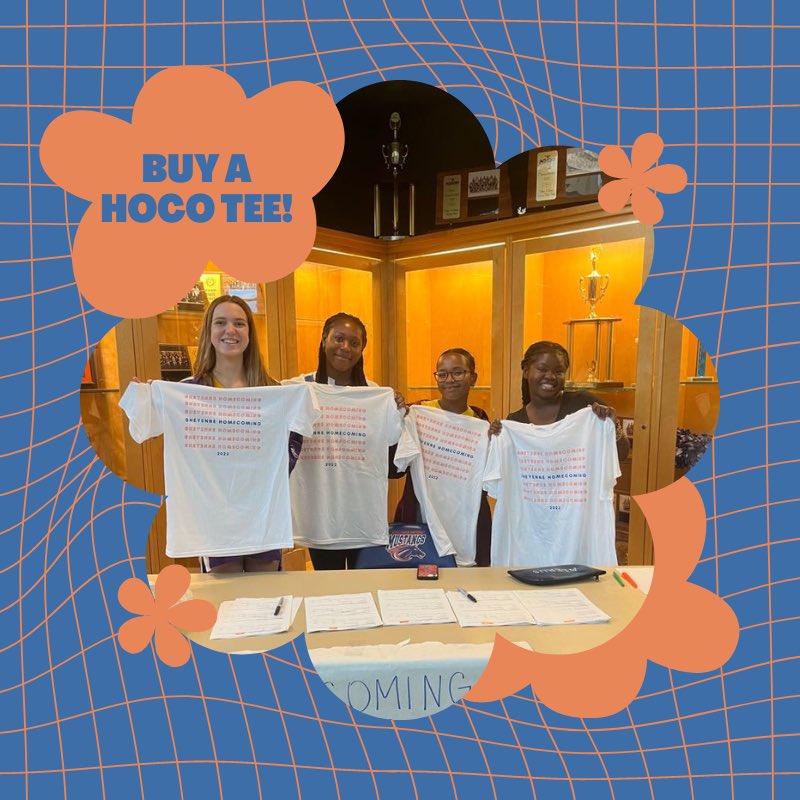 THEY’RE HERE! Come buy our 2022 Homecoming T-Shirts for $10! We have only a few shirts in each size left so come grab your own tee before it’s too late! 🚨