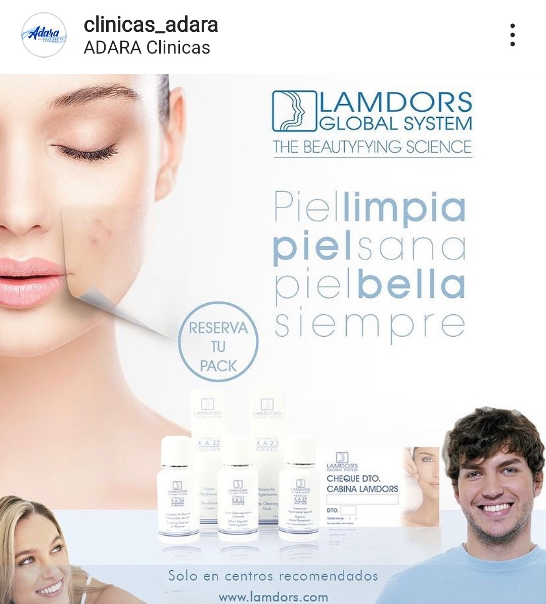 Descubre nuestro Tratamiento de

ACNÉ con LAMDORS GLOBAL SYSTEM ¿Piel grasa con tendencia acnéica? Plan de Belleza Personalizado Consulta Gratuita

Todos los profesionales y centros reciben formación teórico-práctica continua para ofrecer los mejores resultados.🥰