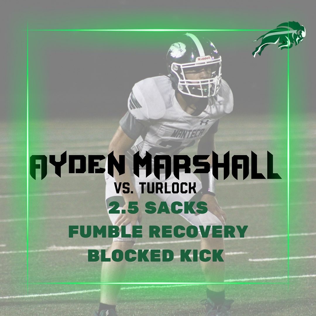 MantecaFootball's tweet photo. Some standouts ⭐️ from our victory over Turlock. 

📸: 1, 3, 4 @DFreshDesigns 
2: Samantha Schmidt

#RollOn https://t.co/31j9jfeC3n