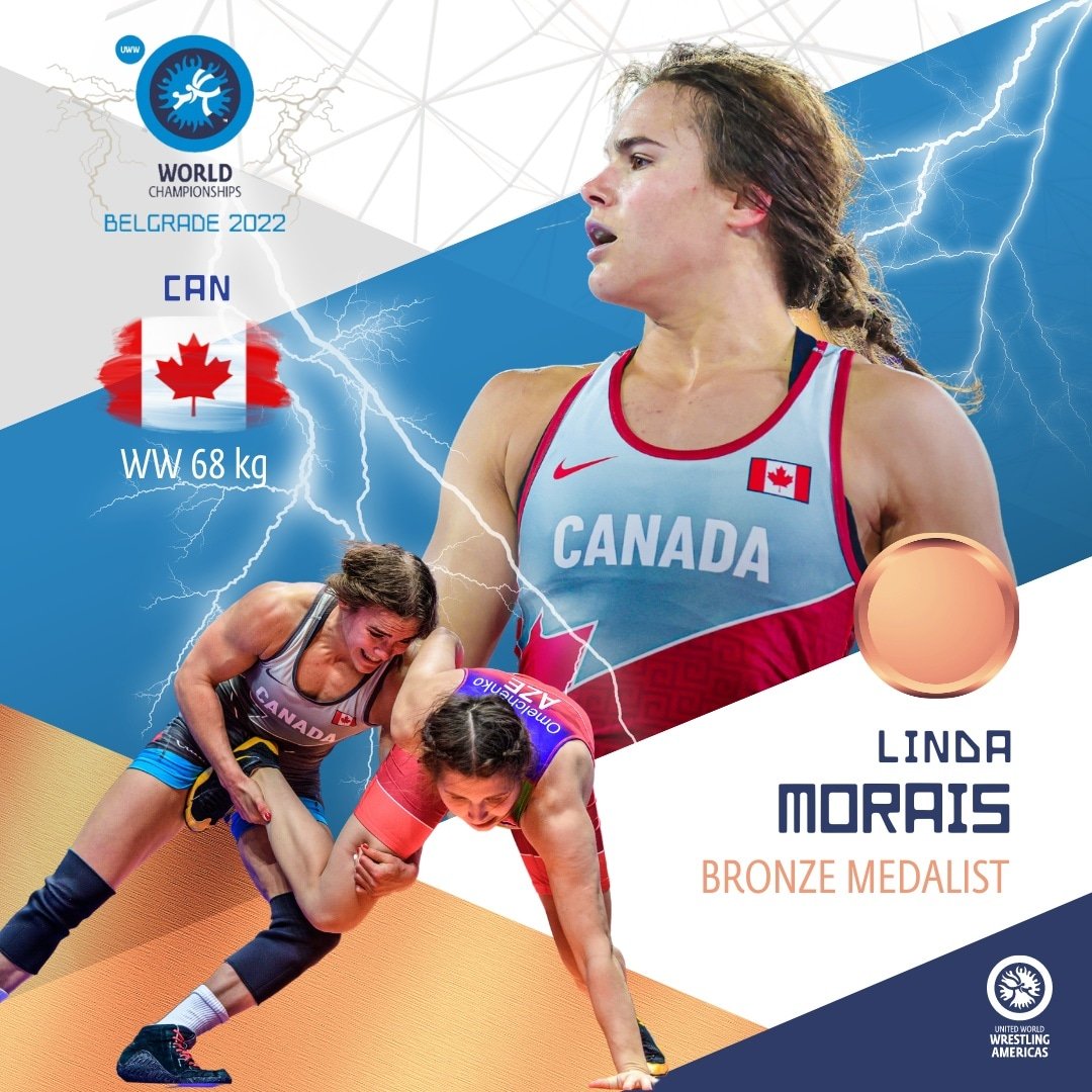 🥉Linda MORAIS 🇨🇦
#WrestleBelgrade⚡

<a href="/WrestlingCanada/">Wrestling Canada Lutte</a>
<a href="/wrestling/">United World Wrestling</a>