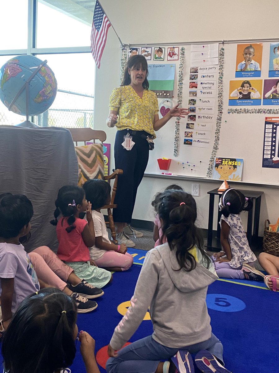 The best way to start the morning is with Ms. Corley in #prek with her #NTtrailblazers. Sparkles, light, and a dance party mean full engagement and positivity! #1LISD