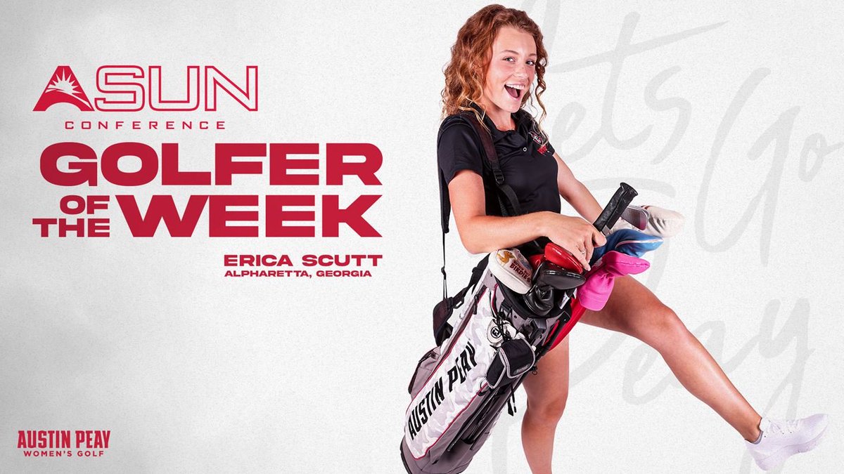 𝗡𝗢 𝗗𝗢𝗨𝗕𝗧 𝗔𝗕𝗢𝗨𝗧 𝗜𝗧! 🎩⛳️

<a href="/ericascutt/">ericascutt</a> is the #ASUNWGolf 𝓖𝓸𝓵𝓯𝓮𝓻 𝓸𝓯 𝓽𝓱𝓮 𝓦𝓮𝓮𝓴!

🗞️ --> bit.ly/3LlqnwO

#LetsGoPeay