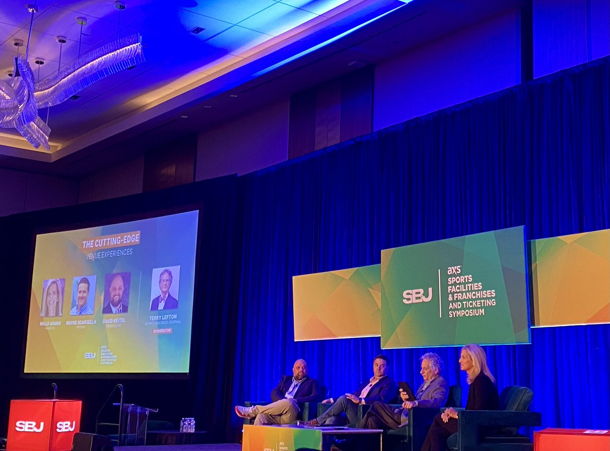 sodexo_live's tweet photo. Our #MiddleTennessee District Manager David Keitel had the opportunity to speak to guests of @SBJโs Sports Facilities & Franchises and Ticketing Symposium this afternoon on a panel discussing cutting-edge venue experiences ๐ฃ
Thanks for having us, @SBJ! #SBJSFF #SportsNews https://t.co/hPrb6RMp4H