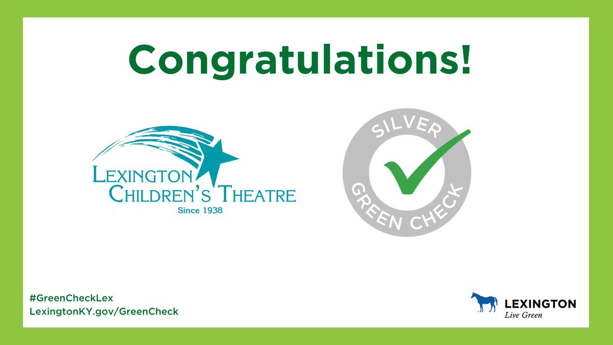 💚 Lexington Children's Theatre's green initiatives included establishing a power-down policy, establishing a local purchasing policy &amp; implementing a basic recycling program.