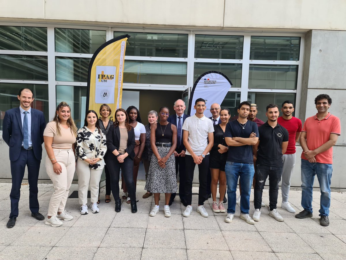 IpagMontpellier's tweet photo. Les élèves de la 2ème promotion de #PrépaTalents @dgfip_officiel ont eu l’honneur de rencontrer le directeur départemental #DDFIP34 et son équipe de direction à l’occasion de leur venue à l’IPAG.
@Economie_Gouv @dgafp @ENFiP_officiel @umontpellier https://t.co/yHTJ69FAcb