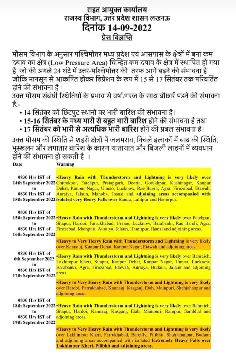 जिलाधिकारी महोदय
जनपद बहराइच
<a href="/DMBahraich/">DM BAHRAICH</a>
<a href="/BahraichBsa/">BSA Bahraich</a>
<a href="/avyakt2020/">अव्यक्त तिवारी</a>
बहराइच अतिवृष्टि की चपेट में है। चेतावनी भी जारी की गई है। कई विद्यालय भवन भी जर्जर हैं। अतः छात्रों एवं शिक्षकों की सुरक्षा के दृष्टिगत दिनांक 16/9/22 को समस्त परिषदीय विद्यालयों में अवकाश घोषित करने का कष्ट करें।