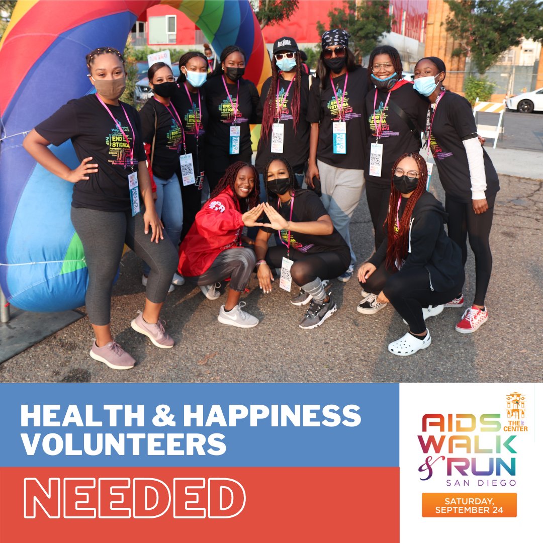 LGBTCenter's tweet photo. ✨ 🧡 Volunteer for #AWSD on Sat, Sept. 24th as a Health &amp; Happiness volunteer to help keep our walkers safe on the route! 

✔️ Signing up is easy! Just fill out the application form and select a shift!
🔗 Sign up: https://t.co/6mhEXzyH8i
✉️ Questions? jsanchez@thecentersd.org https://t.co/IsIflfWRyV