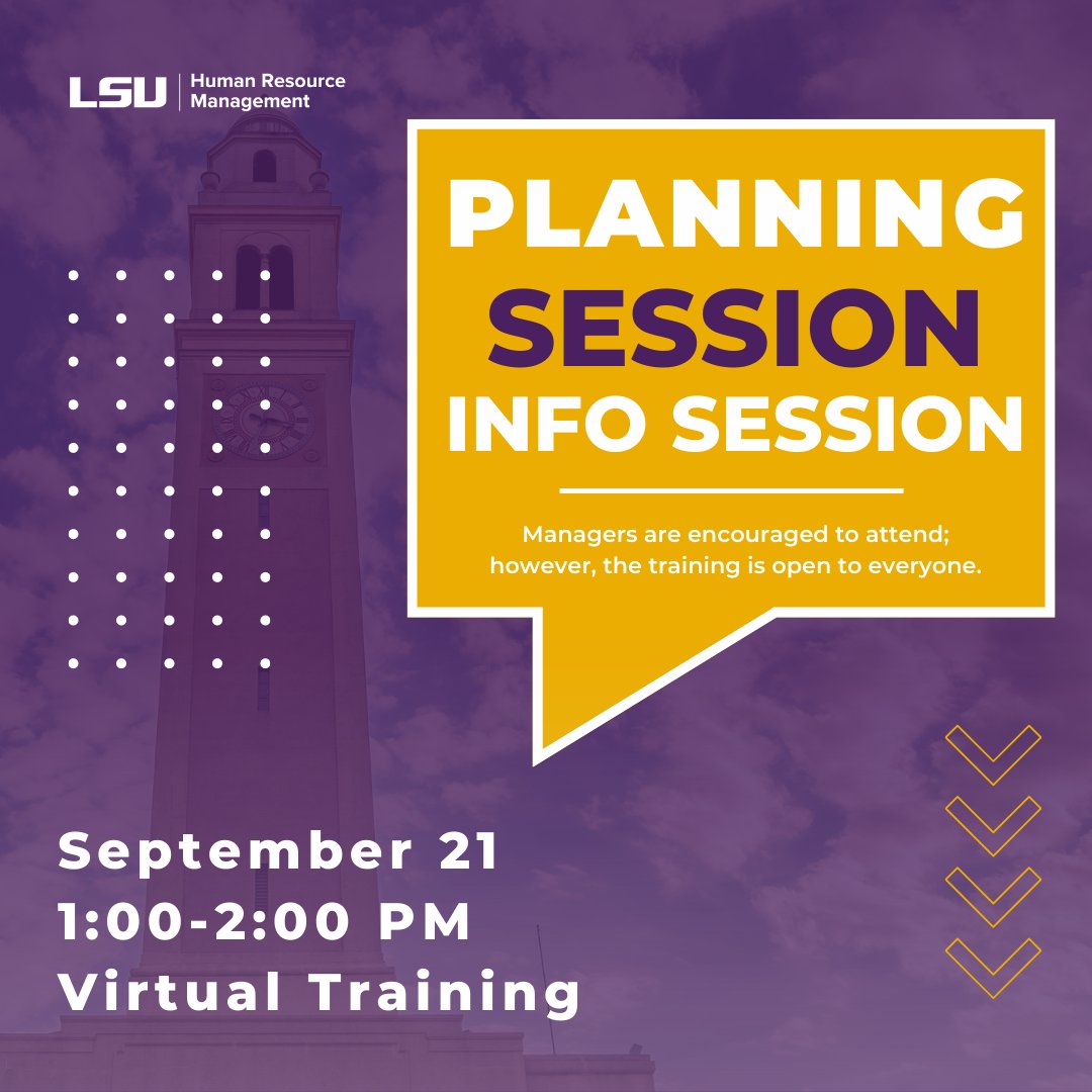 Louisiana State University HRM tweet media