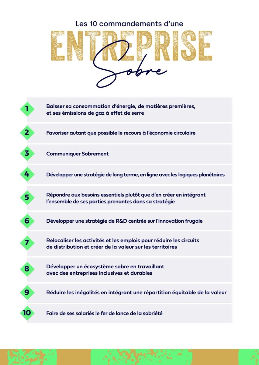 A Nantes, les entrepreneurs engagés mettent en pratique les 10 commandements de l'entreprise sobre issus des #UEED2022 à l'échelle du territoire !