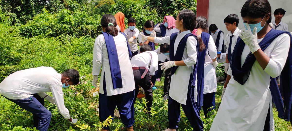 NssNitap's tweet photo. Compost making awareness and health and hygiene programm at adopted village at Government Secondary school, Jote with our team NIT AP NSS  with faculties on 14th of September 2022 under the aegis of Swachata Phagwara.. https://t.co/33jp39rm1v