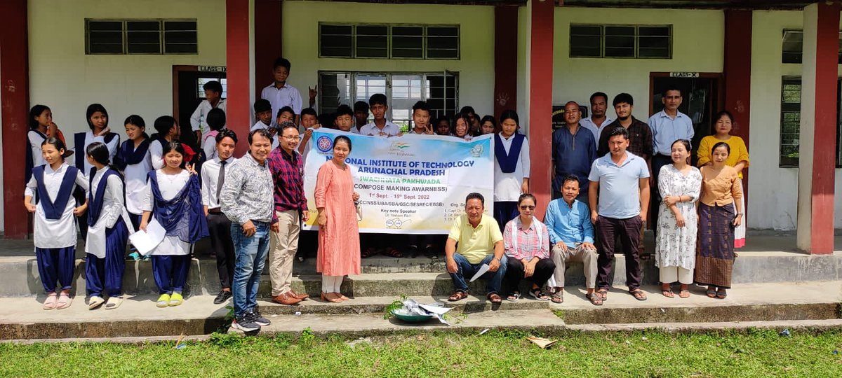 NssNitap's tweet photo. Compost making awareness and health and hygiene programm at adopted village at Government Secondary school, Jote with our team NIT AP NSS  with faculties on 14th of September 2022 under the aegis of Swachata Phagwara.. https://t.co/33jp39rm1v