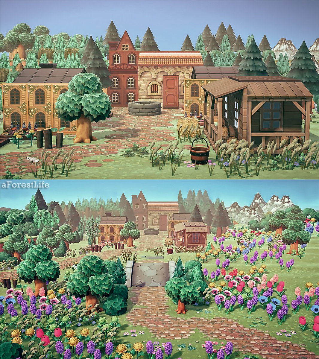 aforestlife's tweet photo. a small mountain village 🏘️
#acnh #animalcrossing #acnhdesign #acnhinspo #animalcrossingnewhorizons https://t.co/eG0leCeBYF