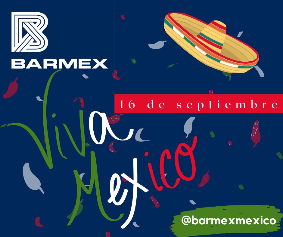 BarmexMexico's tweet photo. #barmexmexico  felices fiestas patrias #vivamexico #15DeSeptiembre https://t.co/vsiZB2QUeo