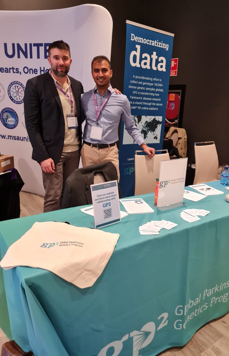 Another day, another opportunity for #collaboration! Members of GP2 are at <a href="/movedisorder/">MDS</a>'s #MDScongress. Stop by Non-Profit Table 2 and say hi 👋!