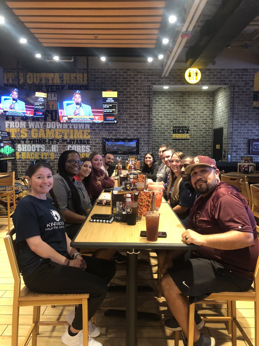 We always enjoy lunch collaboration meetings with our fellow Humble ISD ATs! <a href="/SCreekSportsMed/">Summer Creek High School Athletic Training</a> <a href="/KHSSportsMed/">KHS Sports Medicine</a> <a href="/HHSAthTraining/">HHSAthleticTrainers</a>
