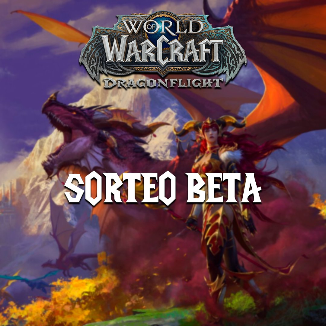 ¡EPICO SORTEO! Gánate una beta de Dragonflight 🐲
Para participar:
✅Sigue a <a href="/Karlanndro/">Karlandro🦉🦧</a>                      
🔁Retuit a esta publicación 
👍Like a la foto

En el video de hoy sorteare otra y mañana otra mas por Twitter. Los ganadores se conocerán el sábado 17