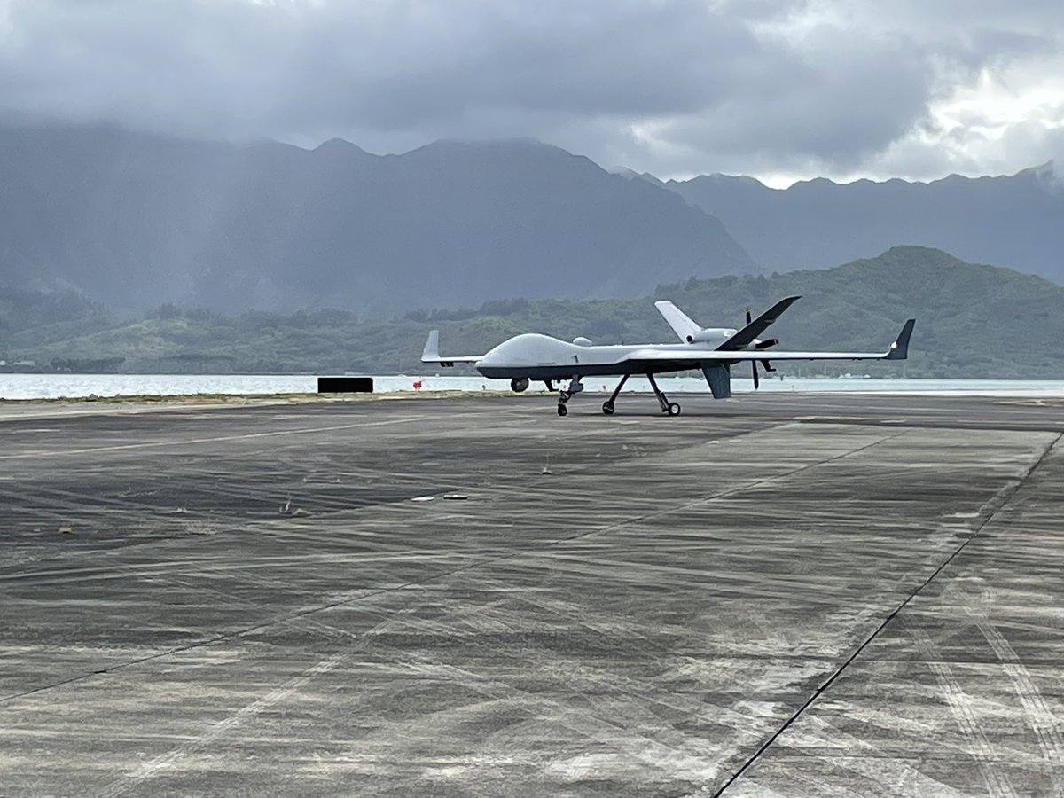 Unmanned aircraft have shown virtually limitless promise, but sometimes one needs to see it to believe it. 

MQ-9B #SeaGuardian and a US Air Force MQ-9 proved how invaluable #UAS are in the #maritime domain during #RIMPAC2022. 

Read here: ow.ly/w34Z50KKGzj