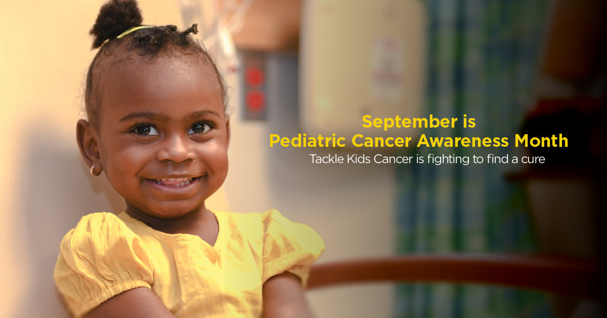 pulseinfoframe's tweet photo. It's September, meaning it's #PediatricCancerAwarenessMonth. Throughout the month, @TackleKidsCancr will be raising awareness and funds. With only 4% of government #CancerResearch funding allocated to #PediatricCancer research, their mission is more crucial than ever. #TEAMTKC https://t.co/zh4njU60HT