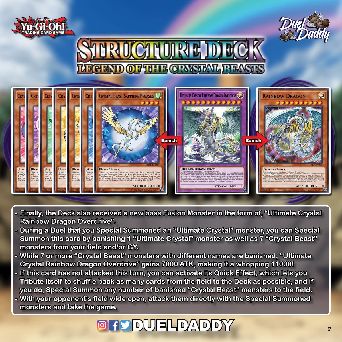 2/2) We got a surprise reveal of the new Structure Deck: Legend of the Crystal Beasts today, so I threw together a quick overview of the deck's contents as well as some 2/2) We got a surprise reveal of the new Structure Deck: Legend of the Crystal Beasts today, so I threw together a quick overview of the deck's contents as well as some