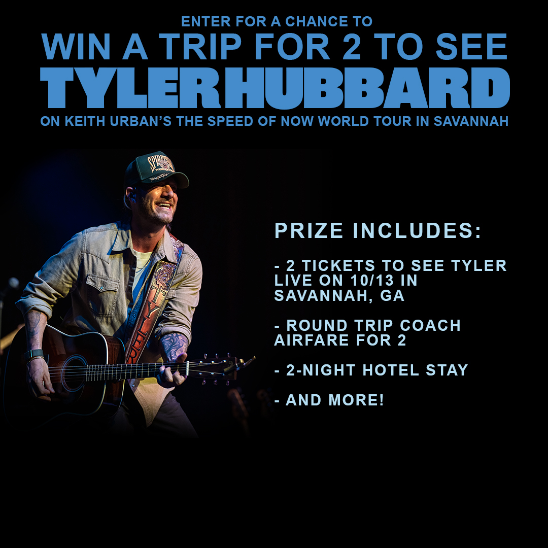Enter for a chance to win a trip for 2 at the Savannah, GA tour stop on Keith Urban’s THE SPEED OF NOW WORLD TOUR on Oct 13th! 

umgn.us/THSweepsTP
