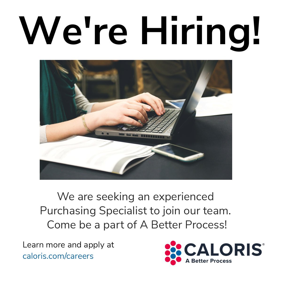 caloriseng's tweet photo. Caloris is seeking a Purchasing Specialist to join our Easton, Md., office. Learn more and apply here: https://t.co/jLQ0XkpzWy

#ABetterProcess #joinourteam #purchasing https://t.co/Oea7iGfdc9