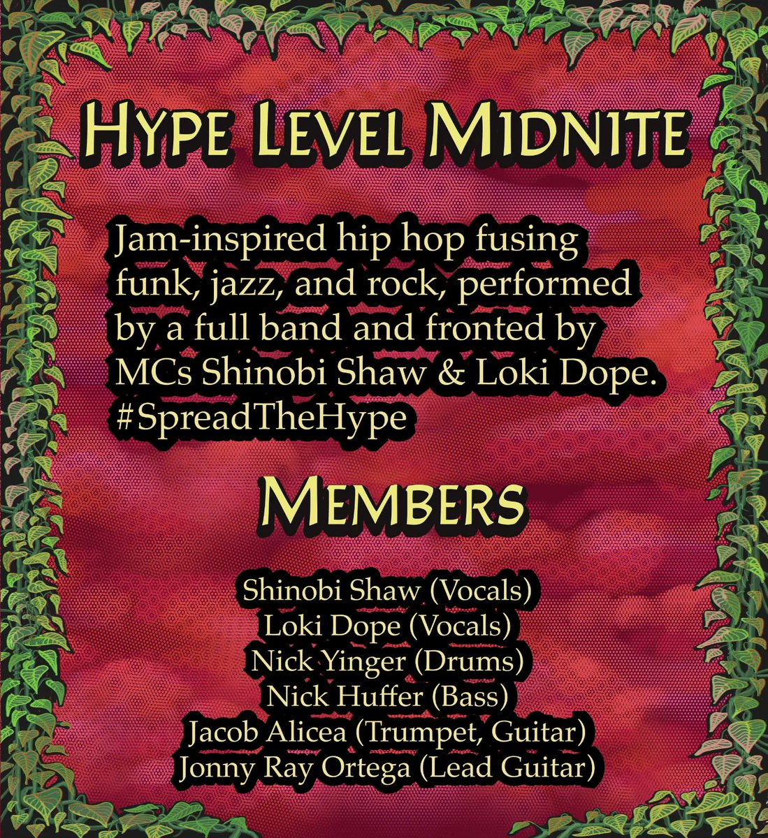 homesteadfesty's tweet photo. 💡Artist Spotlight💡 HYPE LEVEL MIDNITE is bringing back the Hype at Homestead!!! 
@BootzillaRecs 
#homestead #hypelevelmidnite #homesteadmusicfest #hype #hiphop #funk #jazz #jam #rap #livemusic #ohiomusic #localmusic #ohio #festival #festivalseason #outdoormusic #camping #hiking https://t.co/GgM9amPhjm